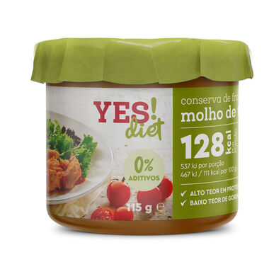 YES!dieet Säilykekanaa tomaattikastikkeessa 115g 115g