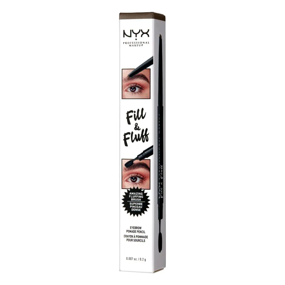 NYX Fill & Fluff Kredka do brwi Ash Brown