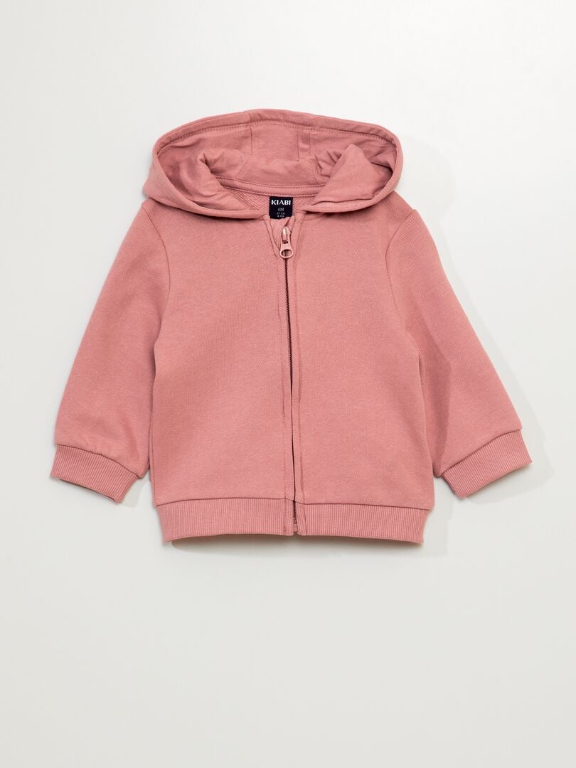 Moletom com capuz de lã - ROSA