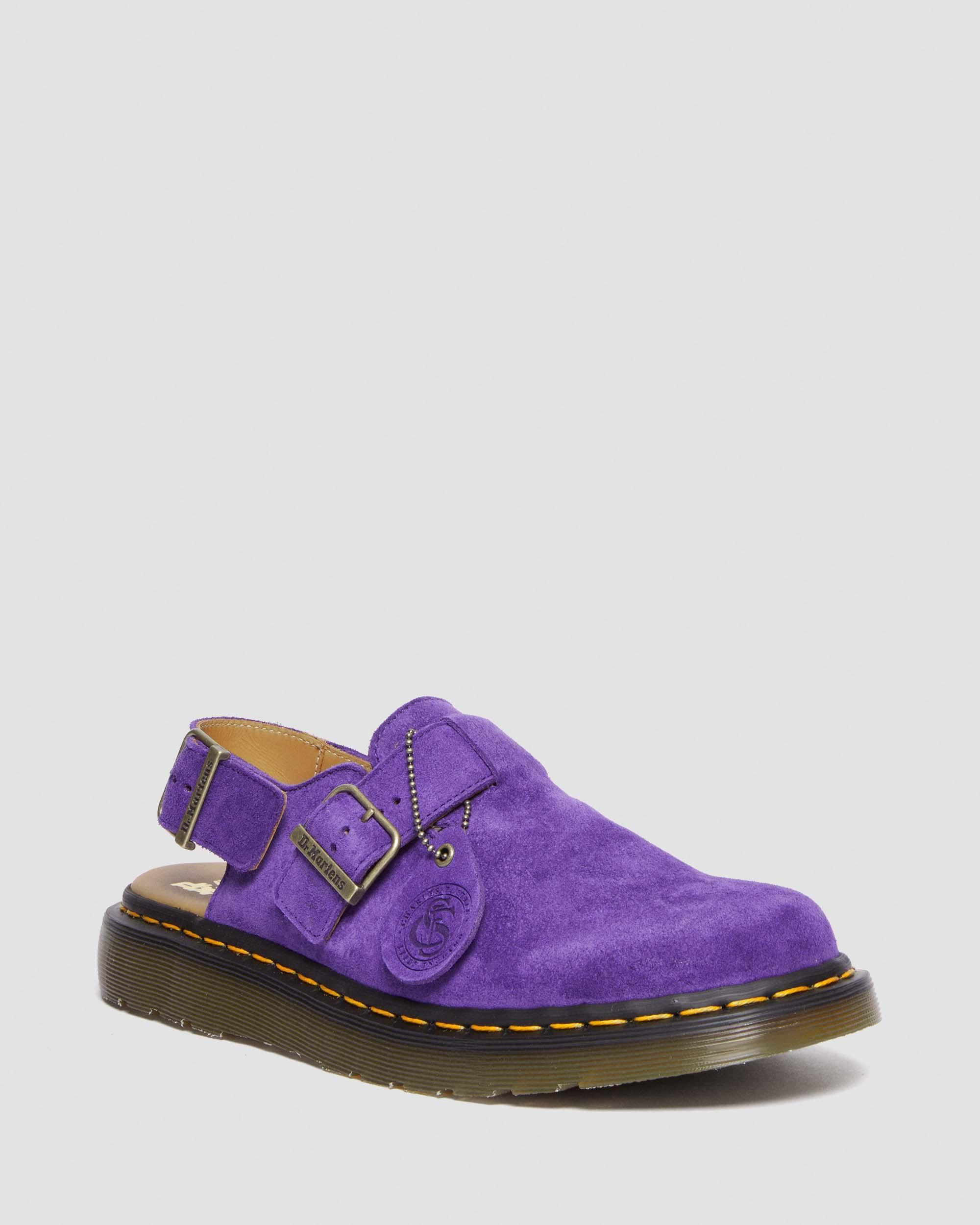 Jorge Made in England Suede Slingback Mules
