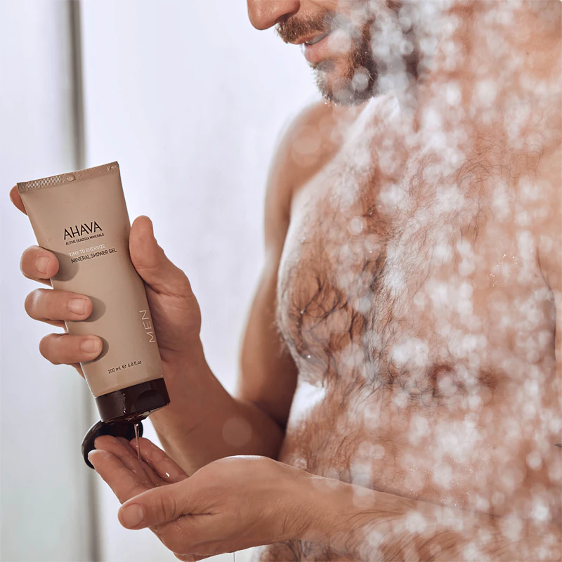 AHAVA Time To Energize Gel de Banho Mineral Masculino