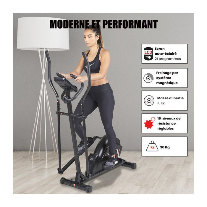 Crosstrainer - CARE - Activa 21 - 10 kg svinghjul - 21 programmer