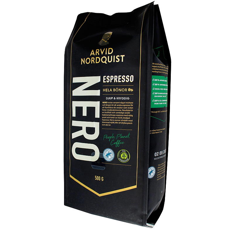 Arvid Nordquist Nero Espresso 500g, hela bönor