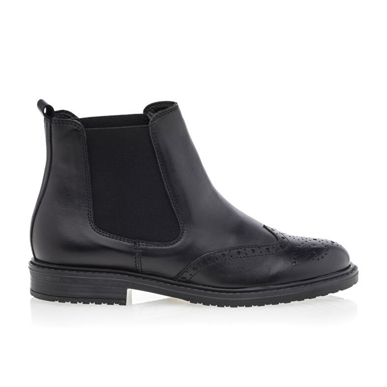 Schwarze Damenstiefel / Stiefeletten