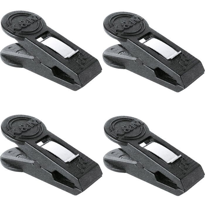 Set di 4 clip K&M 16060 per spartiti, leggii e lampade.