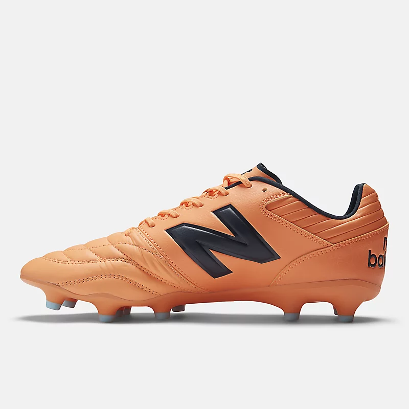 442 PRO FG V2 Fußballschuhe für Herren – Hot Mango mit NB Navy und Team Sky Blue