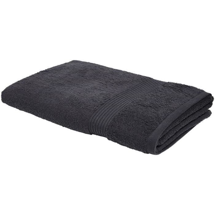 TODAY Essential - Toalla de baño maxi 90x150 cm 100% algodón color carbón