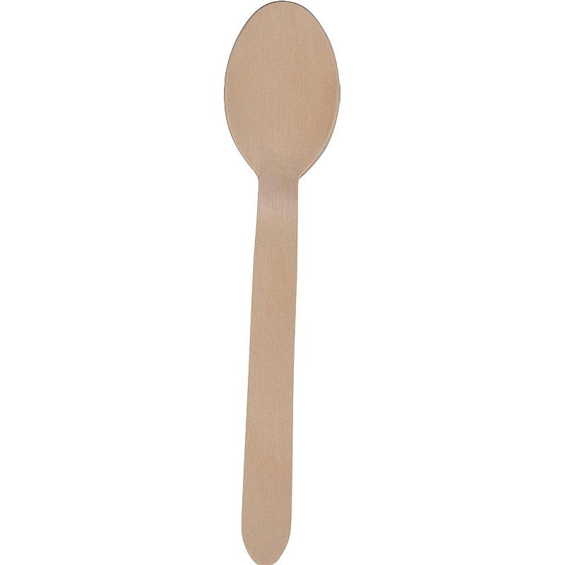 Cucchiai monouso Nature, confezione da 25 pezzi, in legno