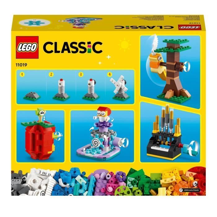 LEGO® Classic 11019 Peças e Recursos, Brinquedos de Construção para Crianças