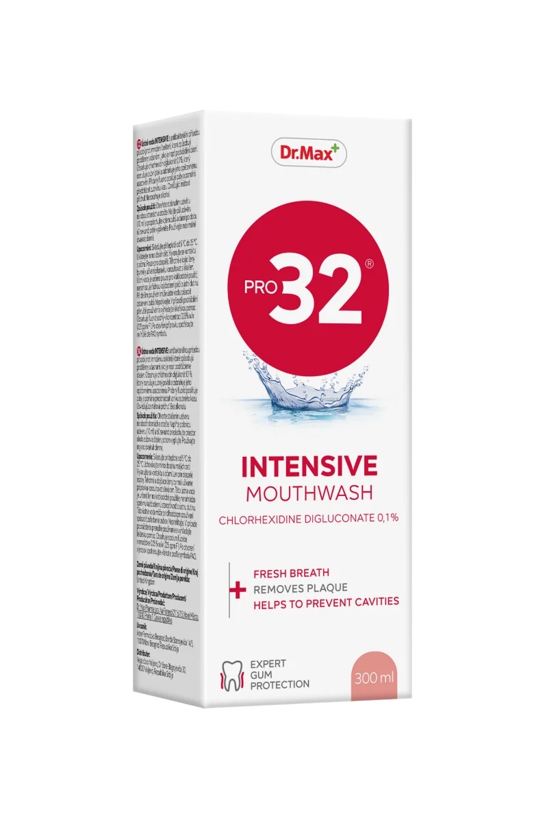 Dr. Max Pro32 Enxaguante Bucal Intensivo 300 ml Antibacteriano