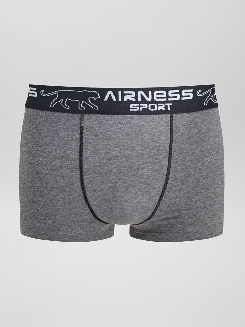 Zestaw 3 bokserek „Airness” – SZARY