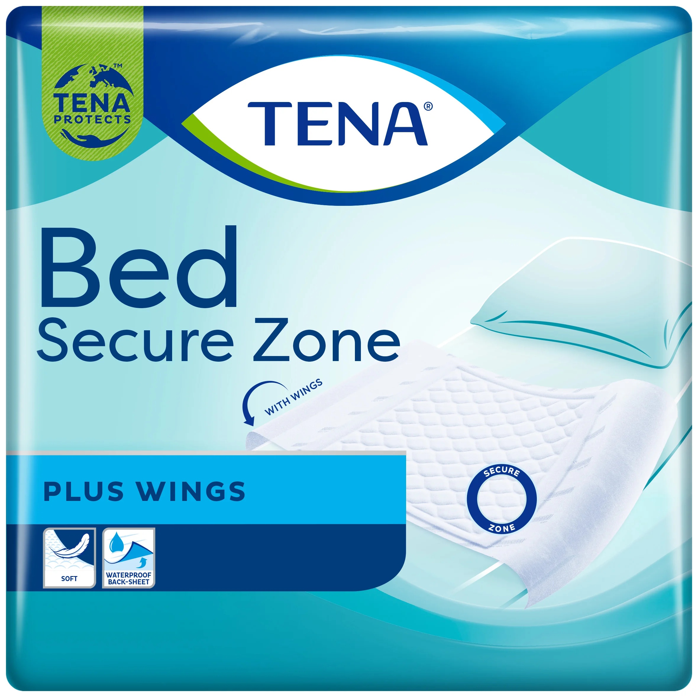 TENA Tena Bed Secure Zone Plus Federkernmatratze mit Flügeln 180x80 cm