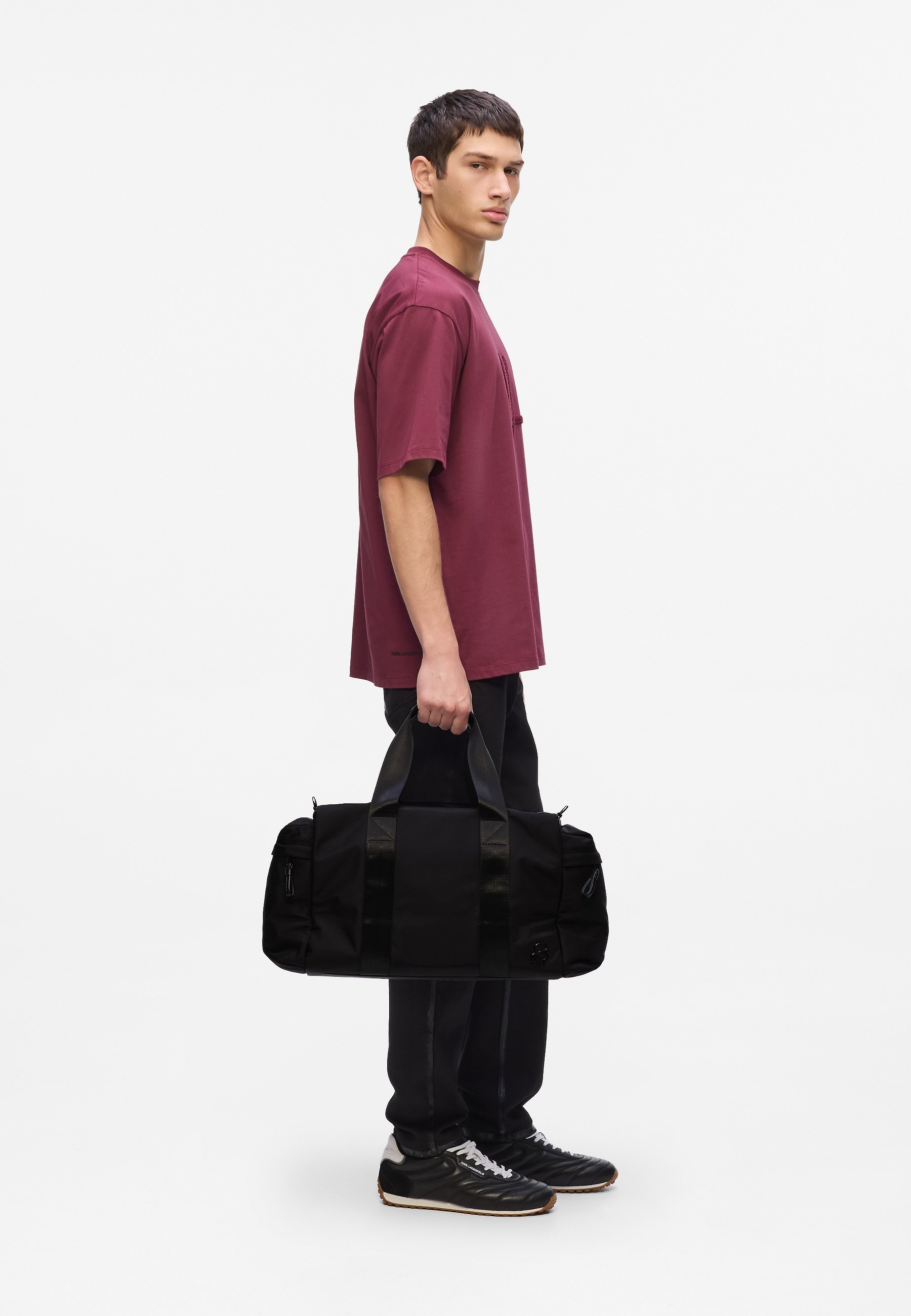 KARL LAGERFELD KAMEO WEEKENDER - Víkendová taška - čierna