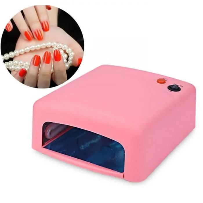 36W Lampe UV Manucure pédicure Séche Ongles Machine Gel Nail Fonction Minuterie LED Séchoir Clou Polisseur Professionnel Prise UE