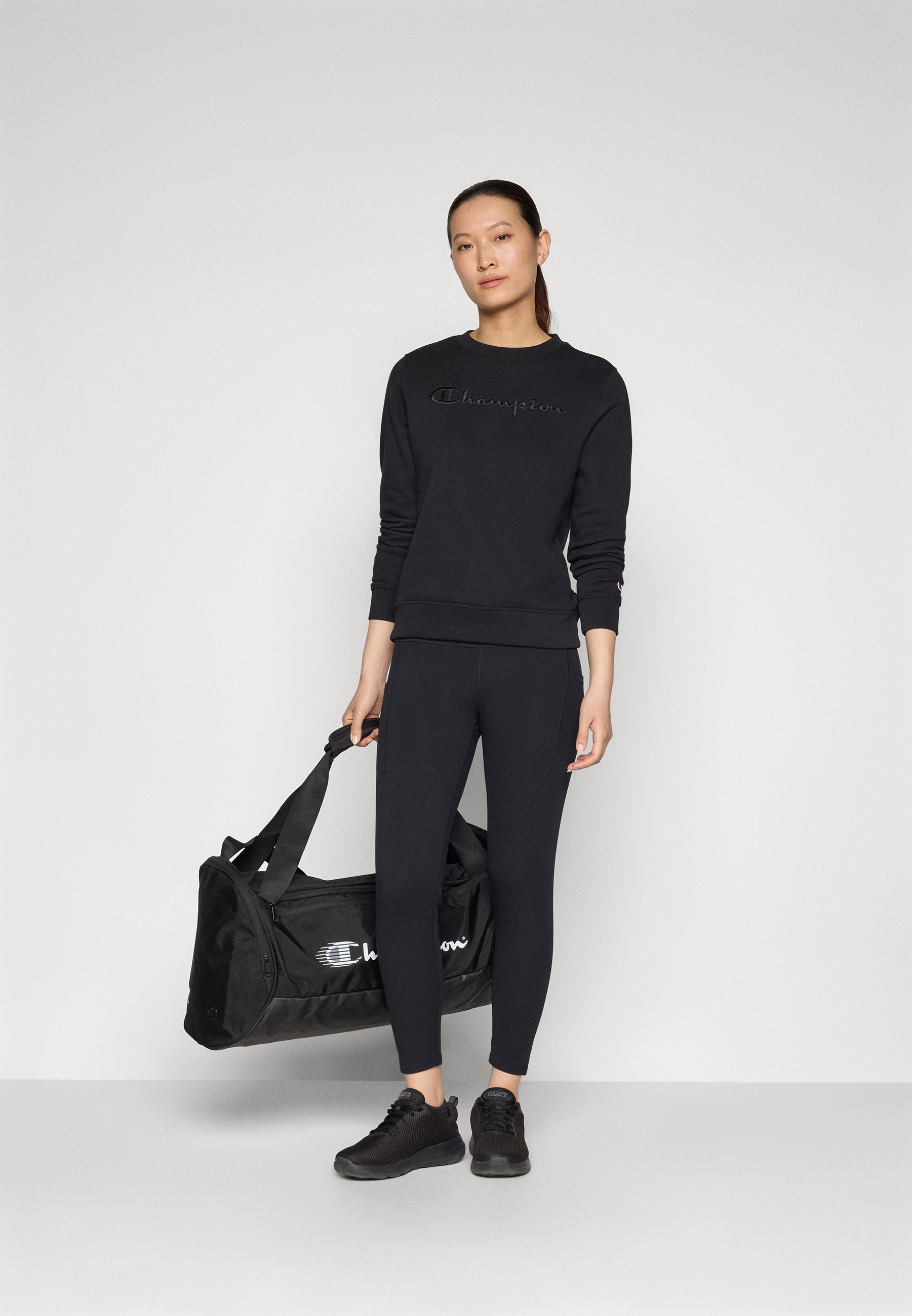 Champion GYM LIFESTYLE 7/8 LEGGINGS - Leggings - schwarz