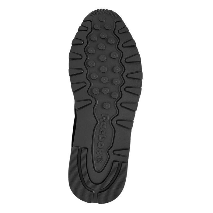 Reebok Baskets running femme cuir noir - lacets, semelle antidérapante