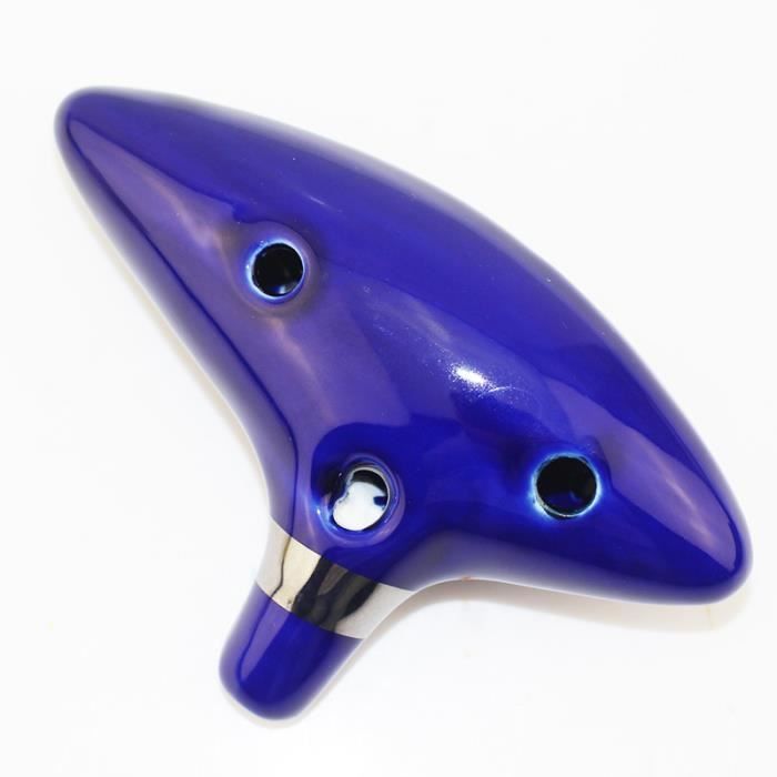 Ocarina a 12 fori The Legend of Zelda Ocarina of Time Triforce link Alto C Mediant Tone Ocarina Zelda replica in ceramica