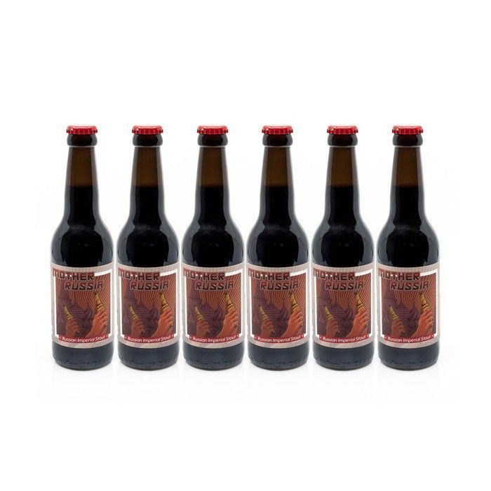 Pak van 6 After Foins biologische blonde craftbieren van Brasserie Effrontad' (75cl)