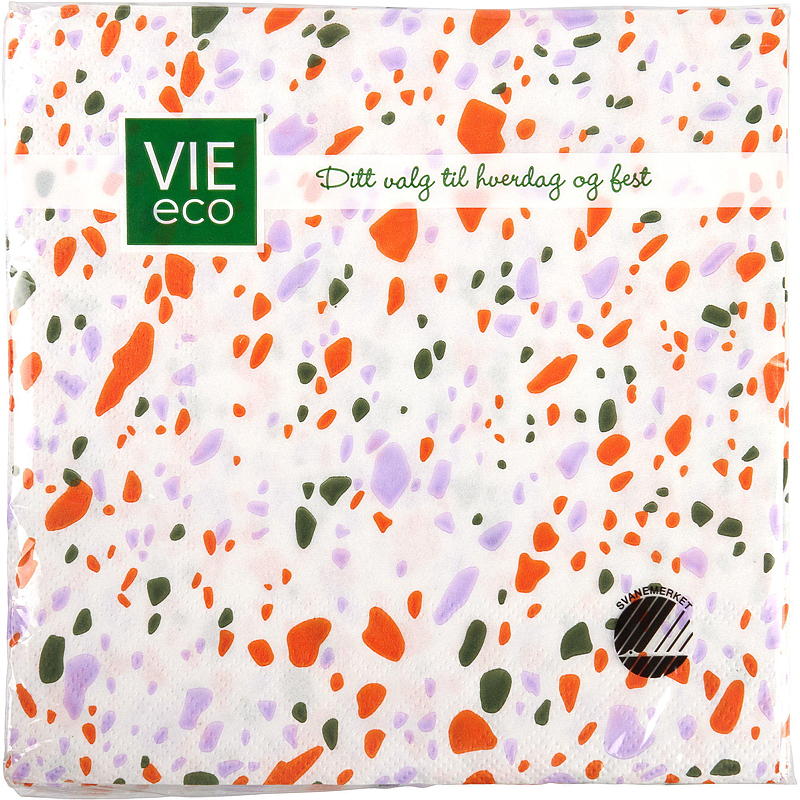 Tovaglioli Vie Home, confezione da 20 pezzi, 33x33 cm, fine estate