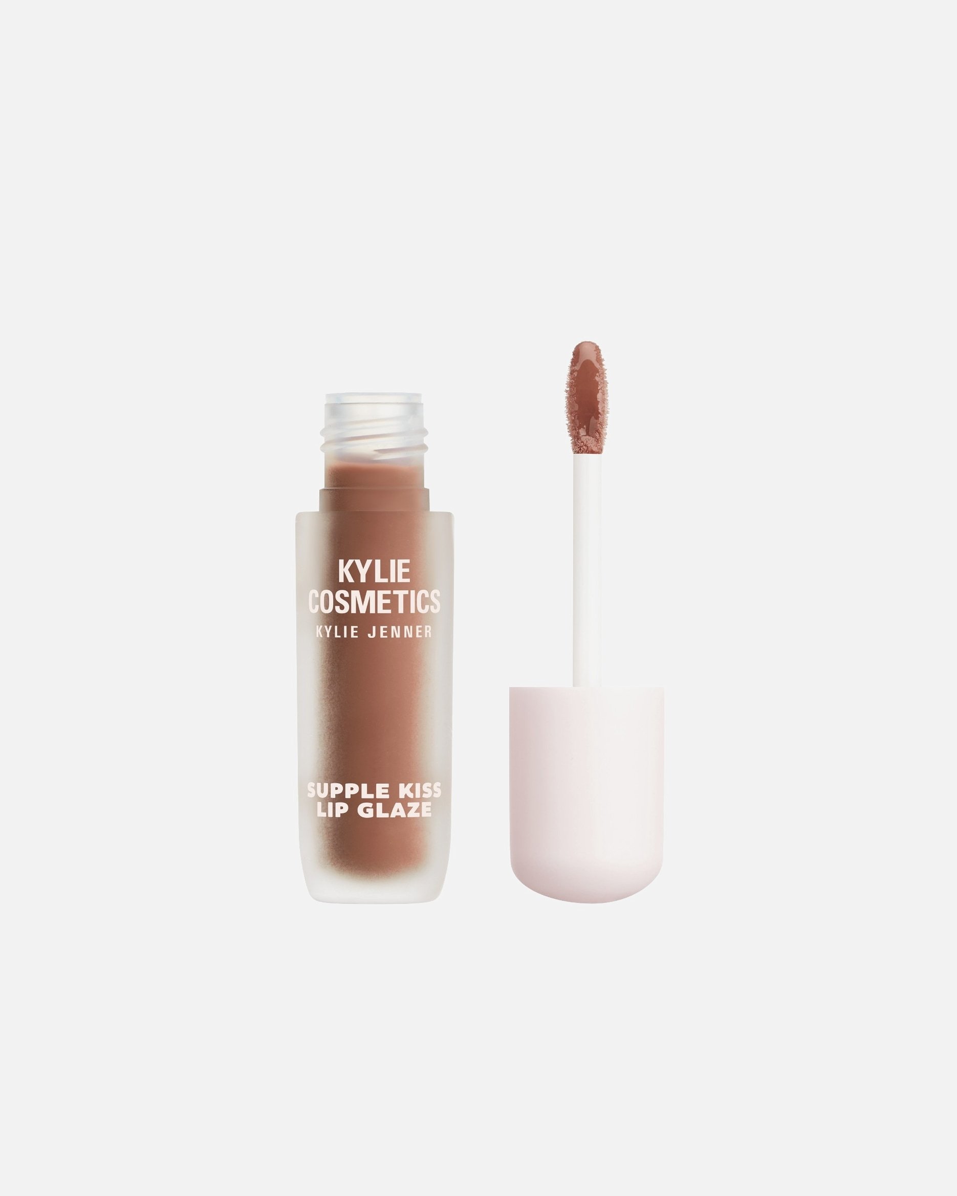 Kylie Cosmetics lūpų blizgis „Supple Kiss Lip Glaze“ – Nude Kiss, 3 ml