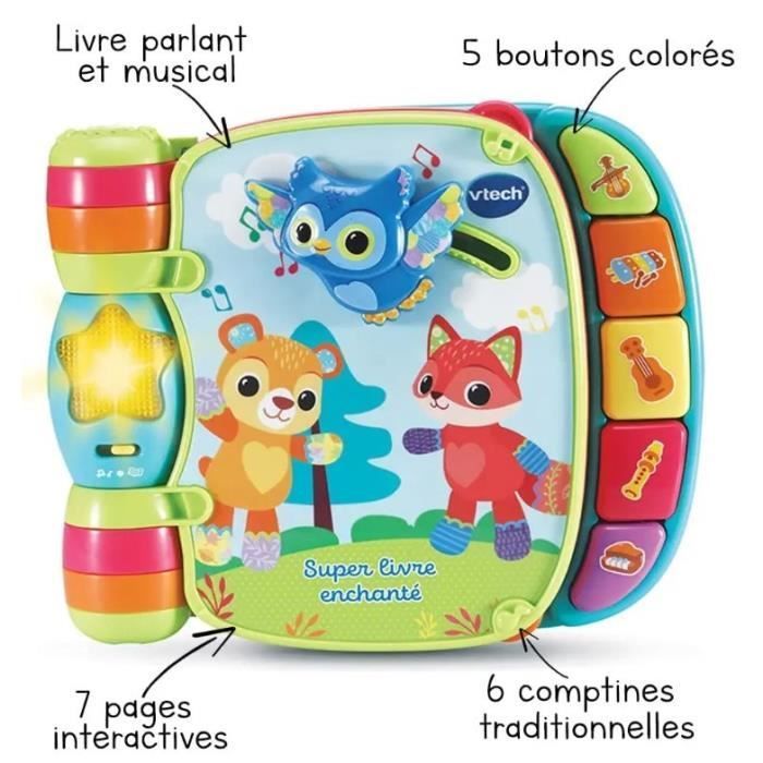 VTECH BABY - Super Enchanted Book for Baby Lovers - Blue