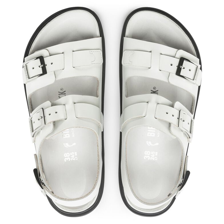 Cannes Pelle naturale - White White