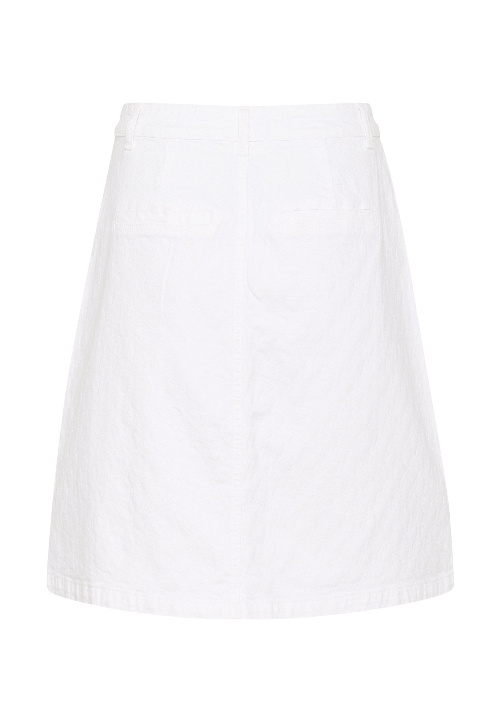Gonna in denim color crema - bianco neve