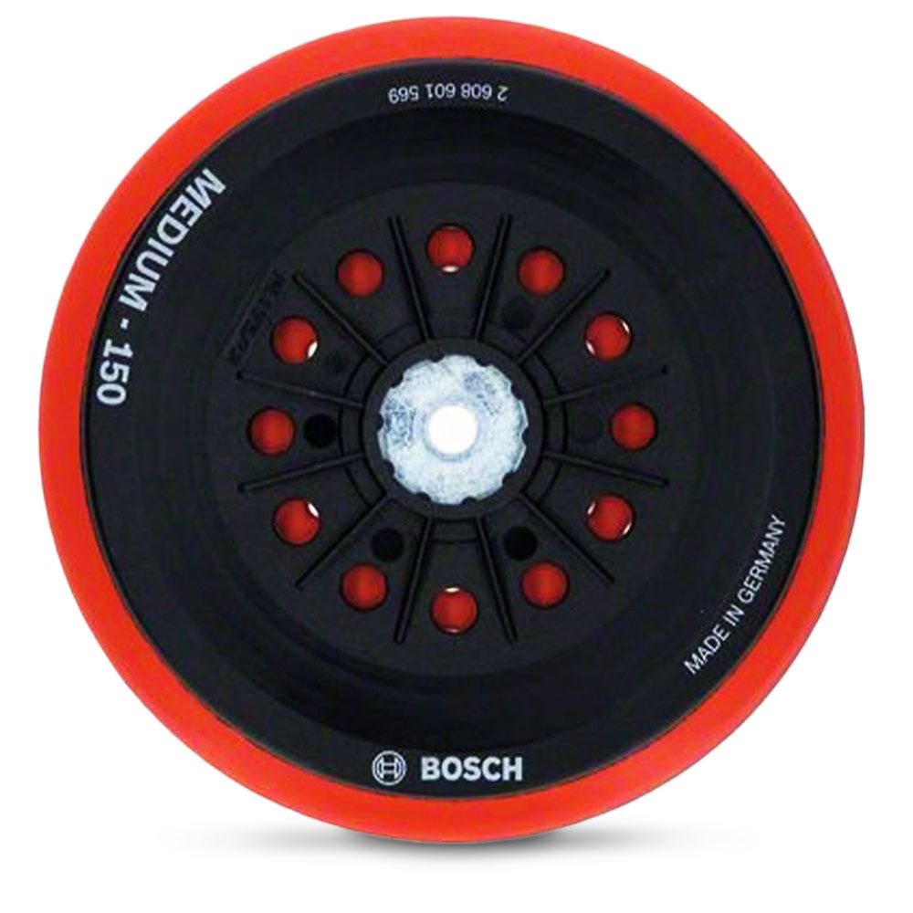 BOSCH 150 mm-es közepes excenteres csiszolókorong tépőzárral és hurokkal