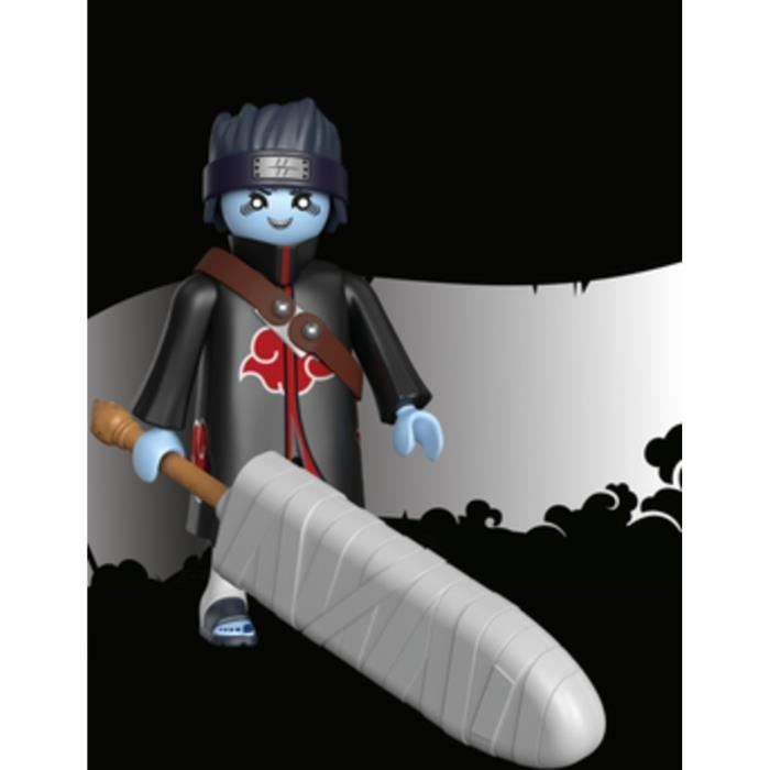 PLAYMOBIL - 71117 - Kisame - Naruto Shippuden - Figurine avec épée Samehada et écharpe - Personnage de manga ninja avec accessoires