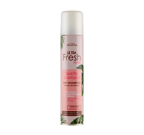 Joanna Ultra Fresh Hair suchy szampon Dark Brown 200ml