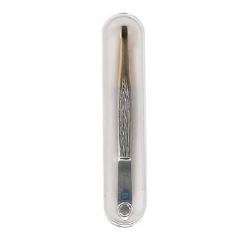 Pince à épiler droite KORDOFAN Fidem Kordofan Gold F18 (1 pièce)