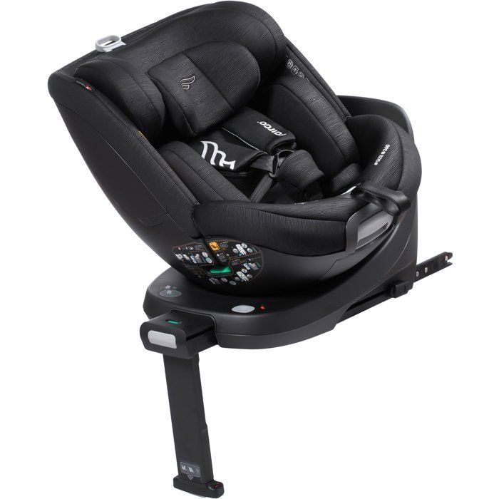 Cadeira auto - BABYAUTO - Magna Plus - Grupo 0/1/2/3 - I-Size - 40/125 cm - Isofix - Giro de 360° - Reclinável - Preta