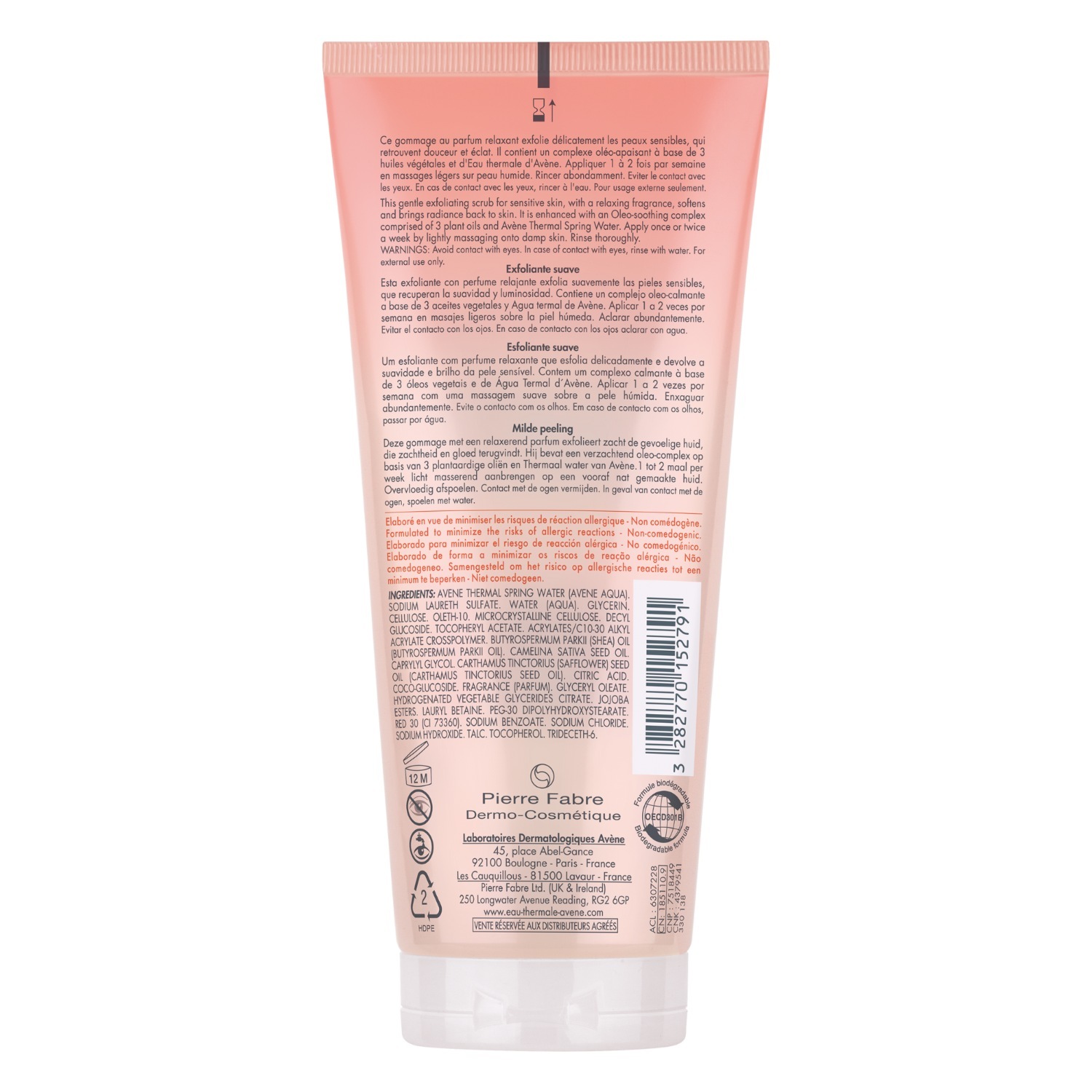 Avène Body Scrub Eau Thermale nježni piling - 200 ml