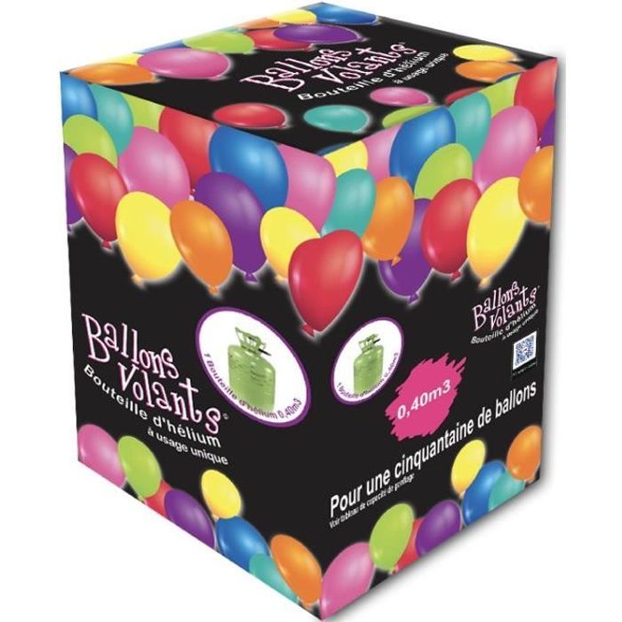 Cilindro de helio desechable para 50 globos