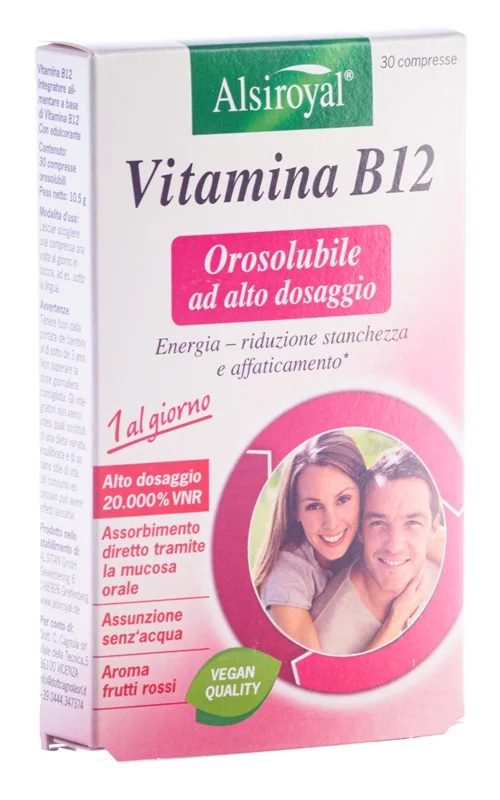 ALSITAN Orale oplosbare vitamine B12 30 tabletten