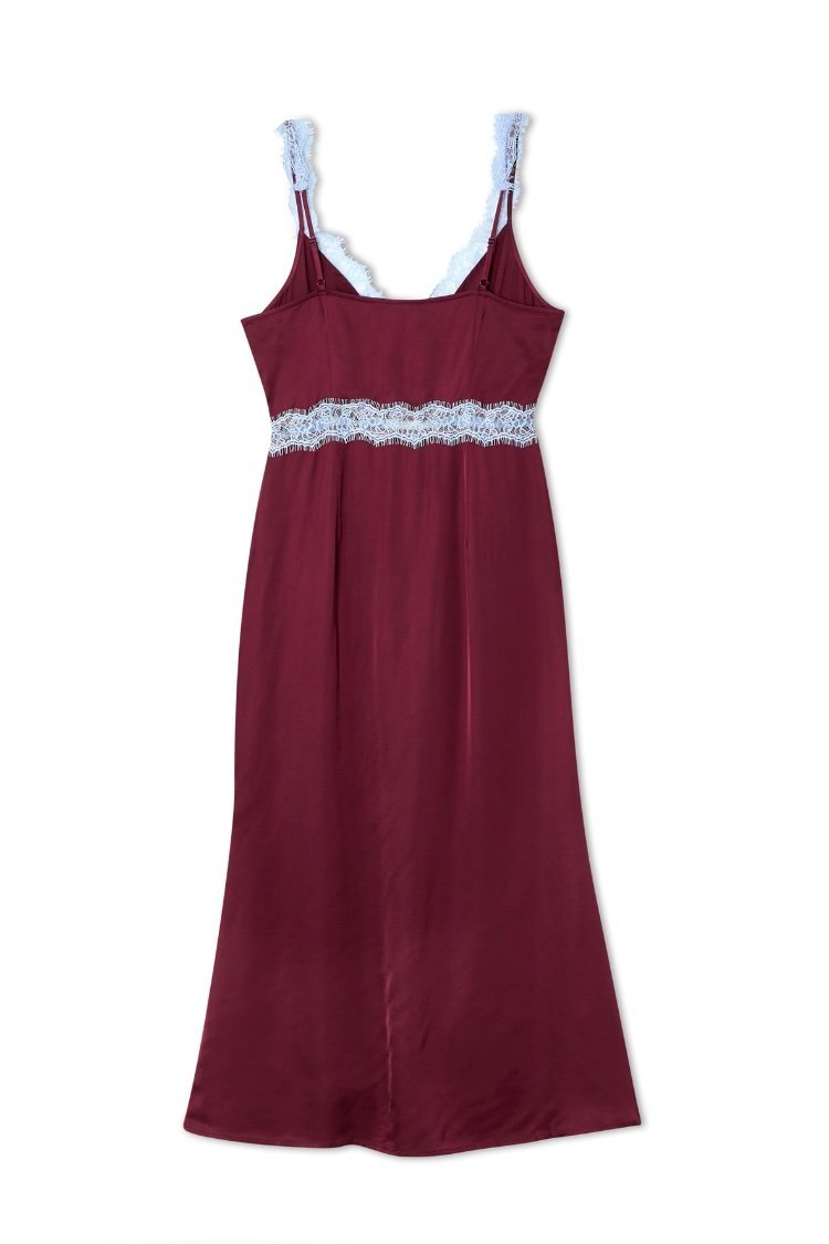 Never Fully Dressed MIMI DRESS - Rochie de cocktail / Rochie de petrecere - vișiniu