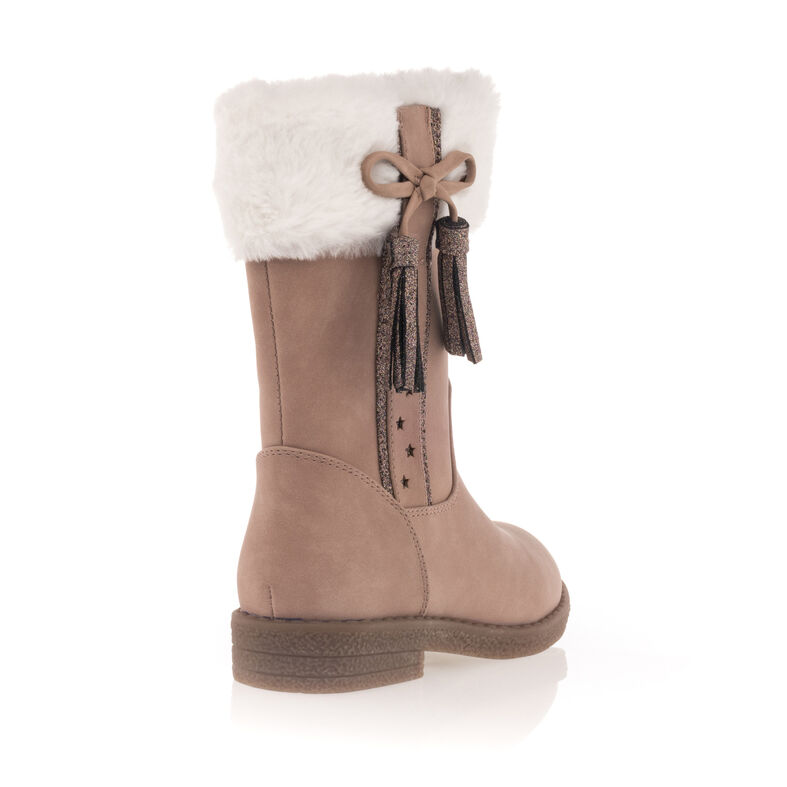 Botas rosas para niña