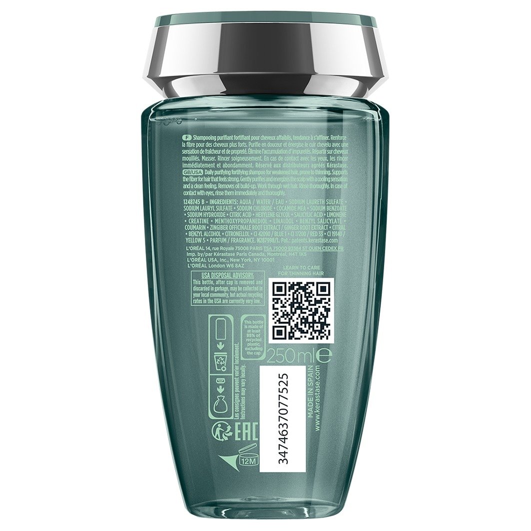 Šampón na vlasy Kérastase Genesis Homme Bain de Force Daily - 250 ml