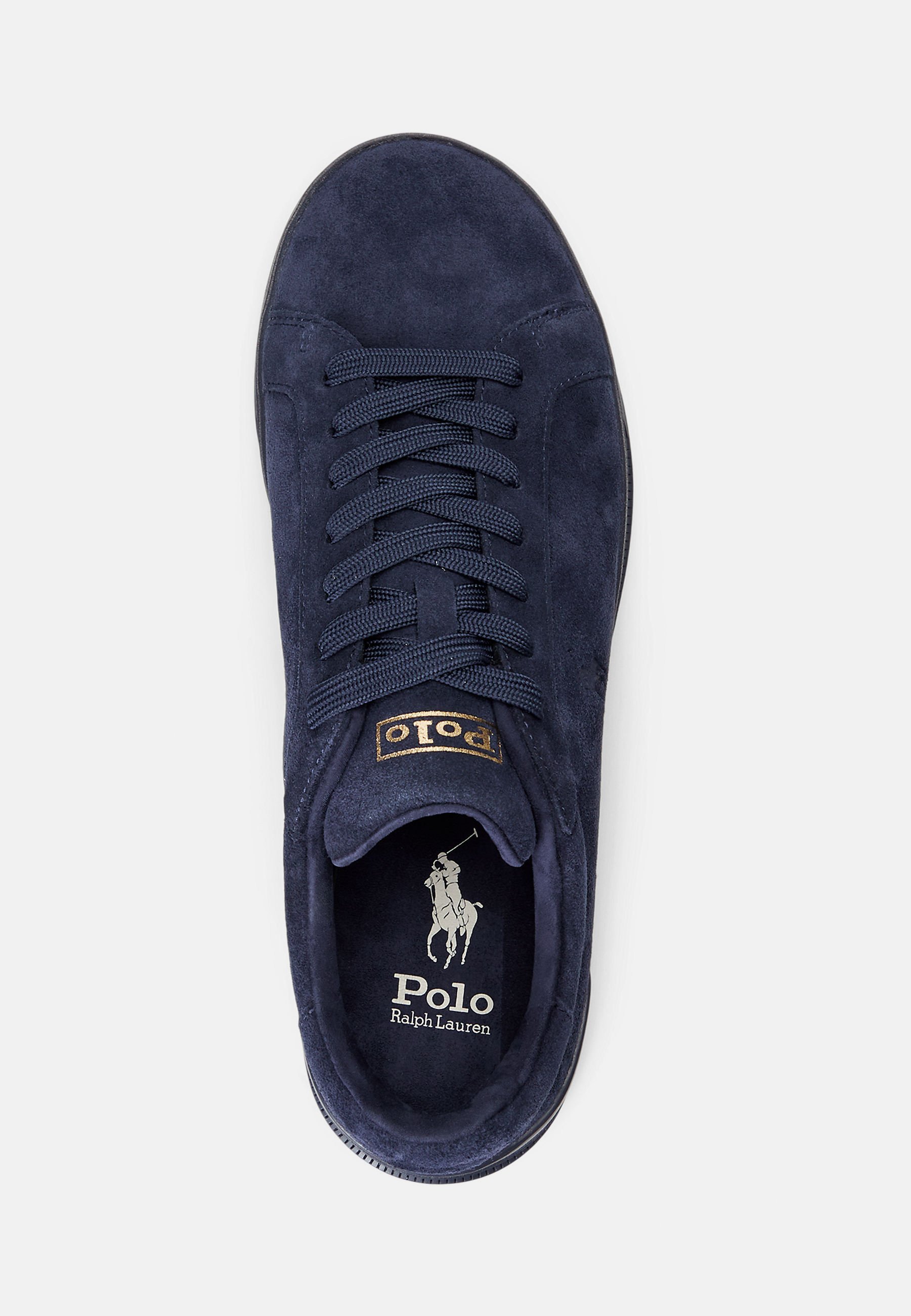 Polo Ralph Lauren HERITAGE COURT II SUEDE TRAINER - Sneakers - donkerblauw