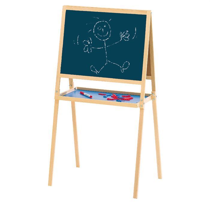 Jeujura - Double-sided Creative Wooden Board (chalks + markers)