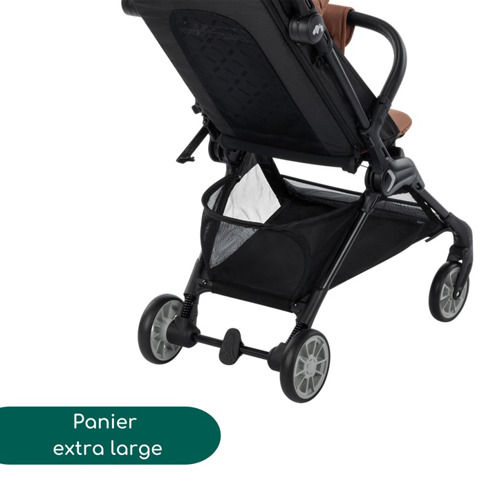 Passeggino da cabina BEBECONFORT Zephir, 1ª età, ultra compatto, facile da piegare, dalla nascita fino a 4 anni (max. 22 kg), rame minerale