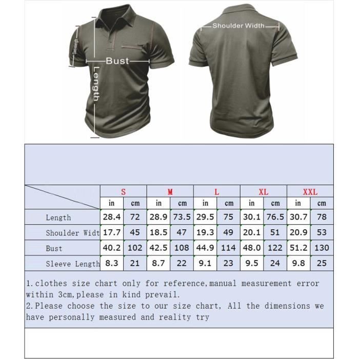 Herren-Poloshirt - INSFITY - Sommer - Kurzarm - Weiß