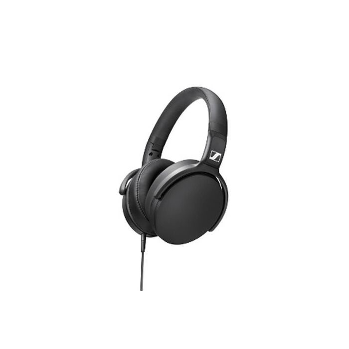 Sennheiser HD 400S Foldable Over-Ear Headphones - Black - Headset with Microphone - Adjustable Volume