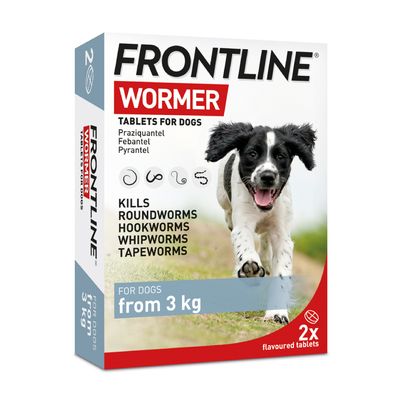 Comprimidos vermífugos FRONTLINE® para cães
