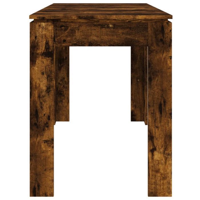 vidaXL Table à dîner Chêne fumé 120x60x76 cm Bois d'ingénierie 815387