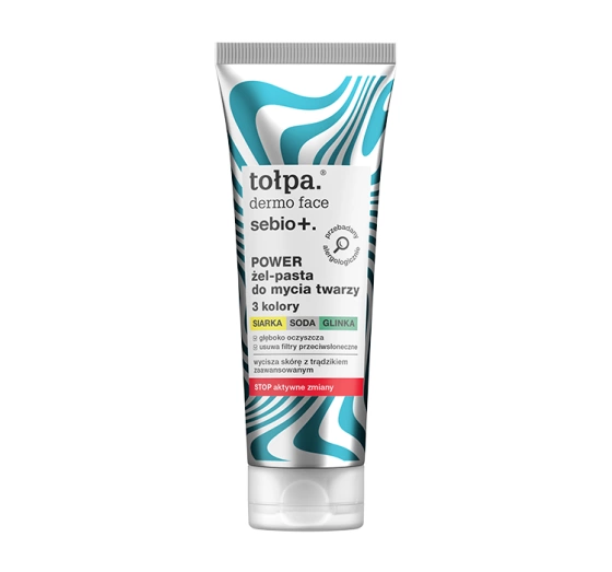 Tołpa Dermo Face Sebio  Power żel pasta do mycia twarzy 100ml