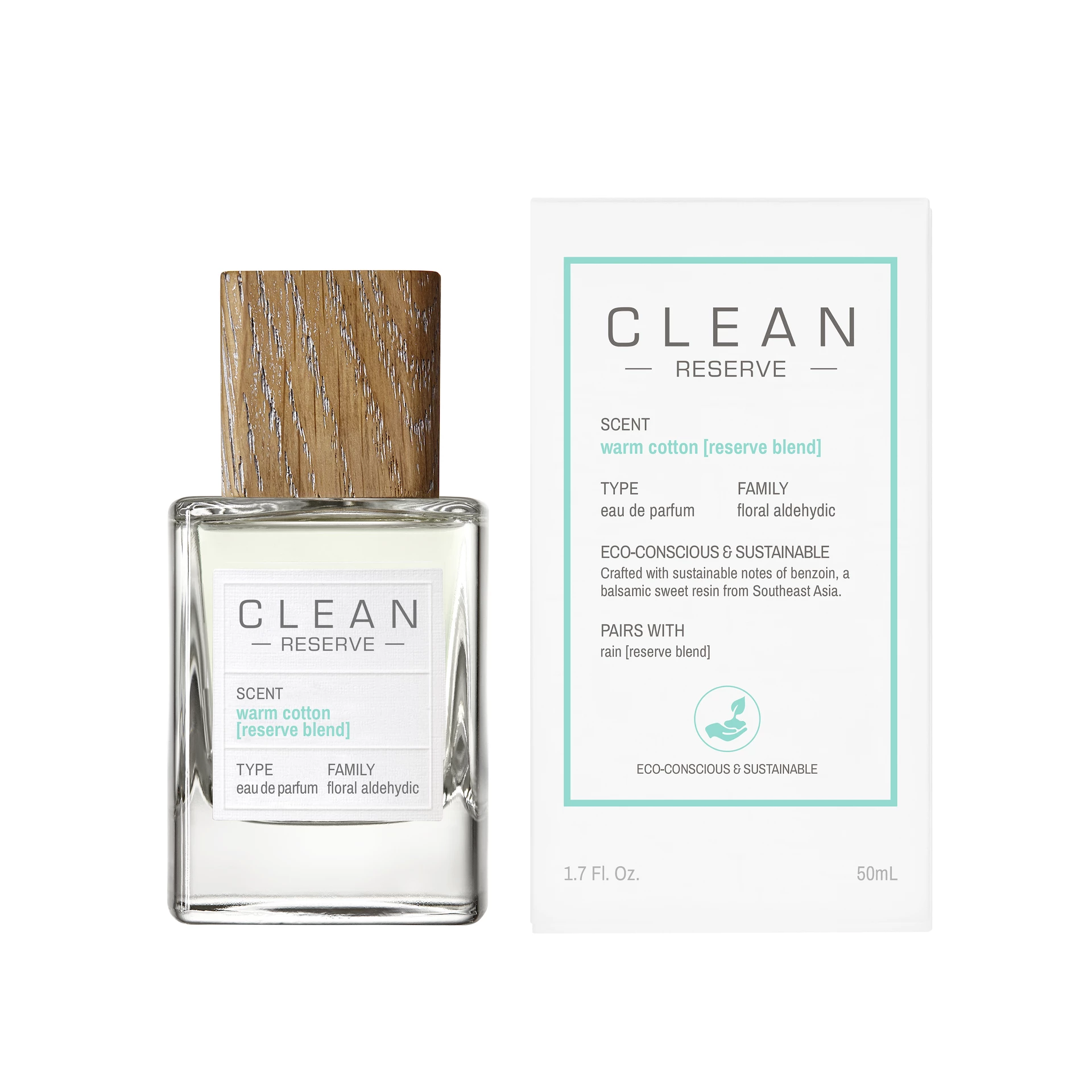 Reserve Warm Cotton EdP 50 ml - Clean