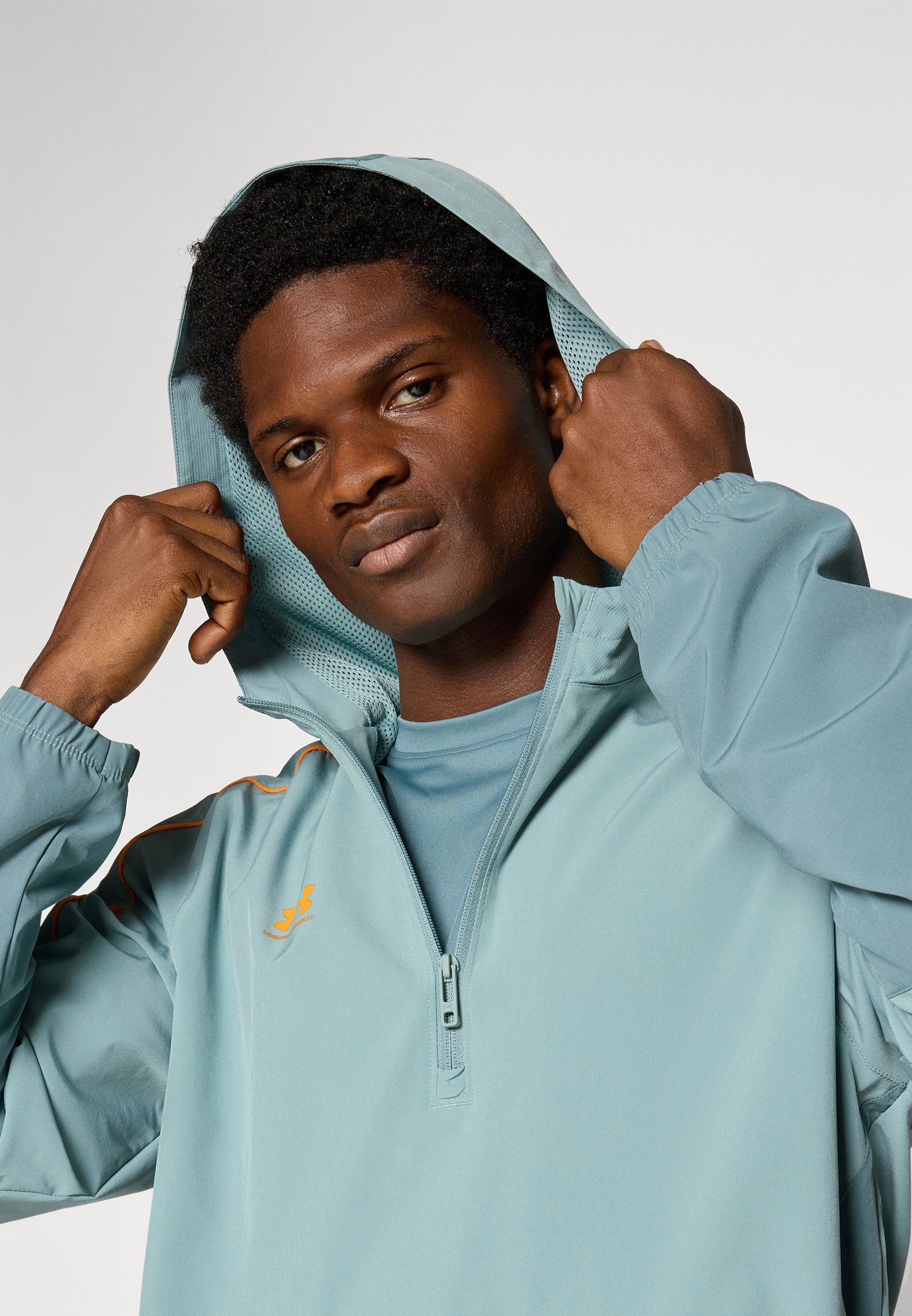 Under Armour CHALLENGER WARMUP JACKET - Outdoorjack - jaspisblauw/squad orange