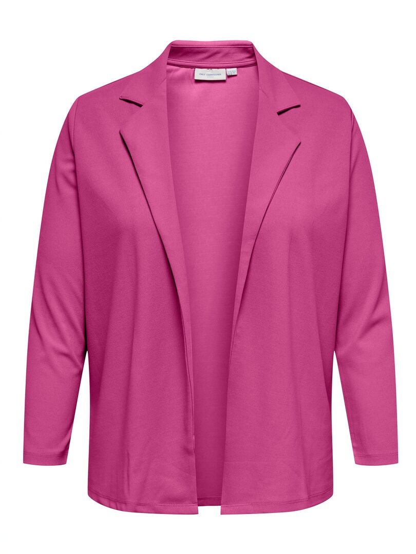 Zacht getailleerde jas - ROZE