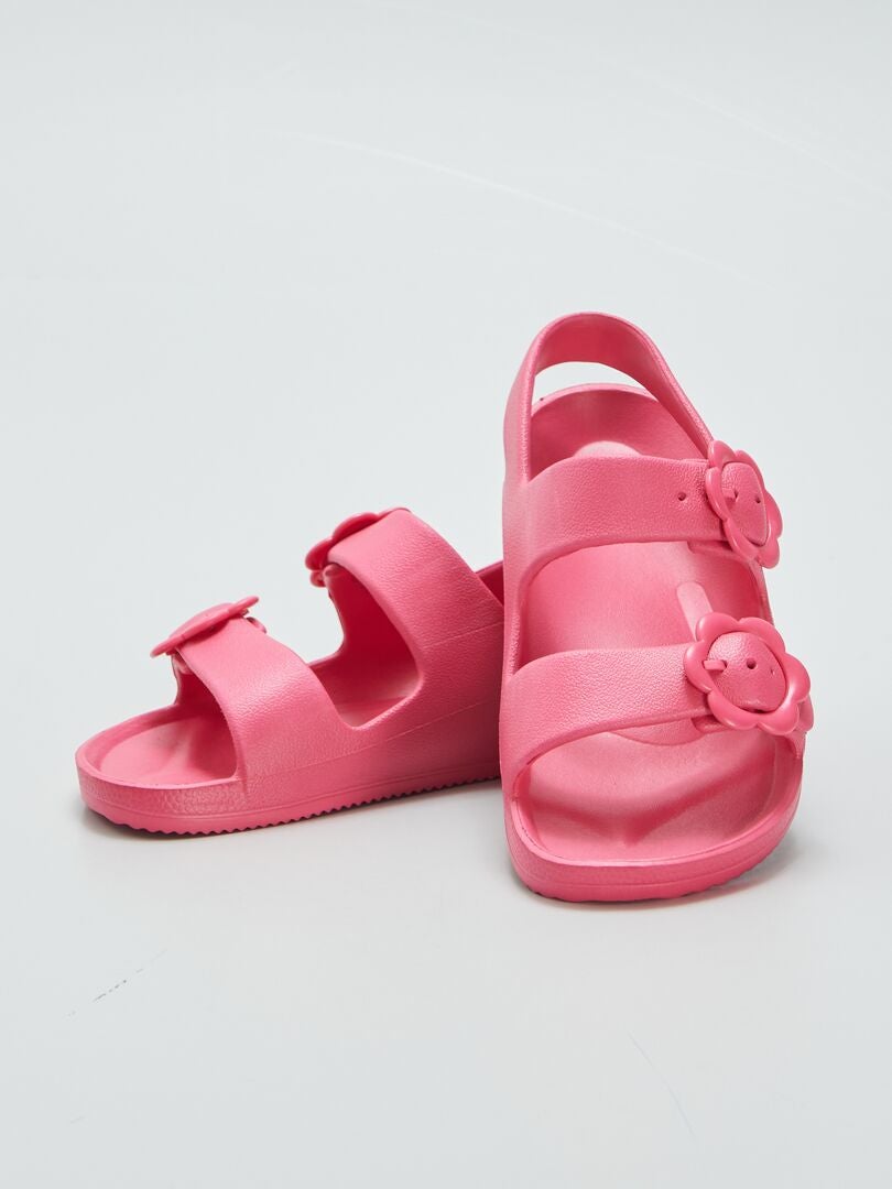 Plastic sandalen - ROZE